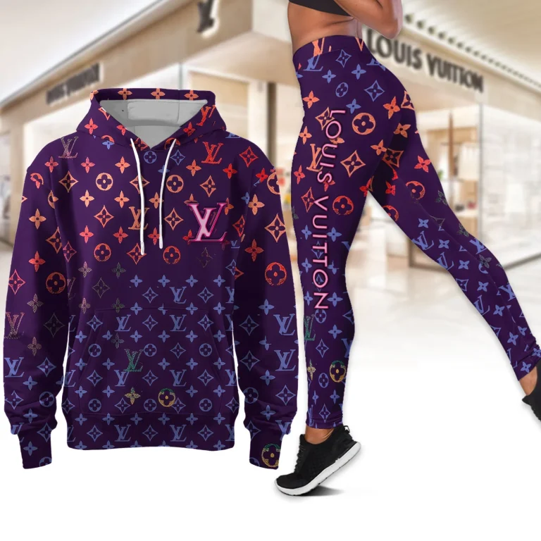 LV Premium High Waist Leggings – Hoodie