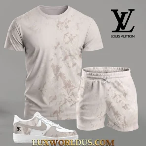 LOUIS VUITTON T-Shirt & Short Match AF1 Sneaker LUX-TX+STK+F40-0V9RLN7CK