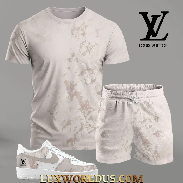 LOUIS VUITTON T-Shirt & Short Match AF1 Sneaker LUX-TX+STK+F40-0V9RLN7CK