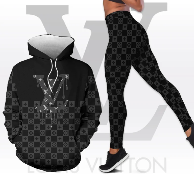 LV Premium High Waist Leggings – Hoodie