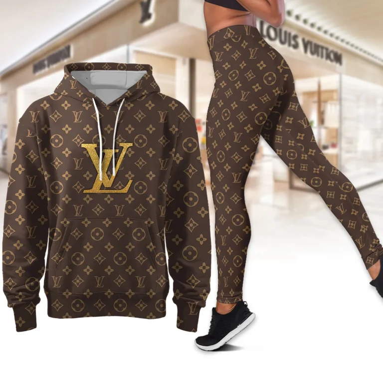 LV Premium High Waist Leggings – Hoodie