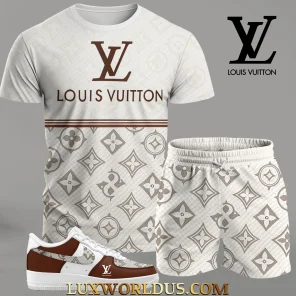 LOUIS VUITTON T-Shirt & Short Match AF1 Sneaker LUX-TX+STK+F40-0MDX9PQWY
