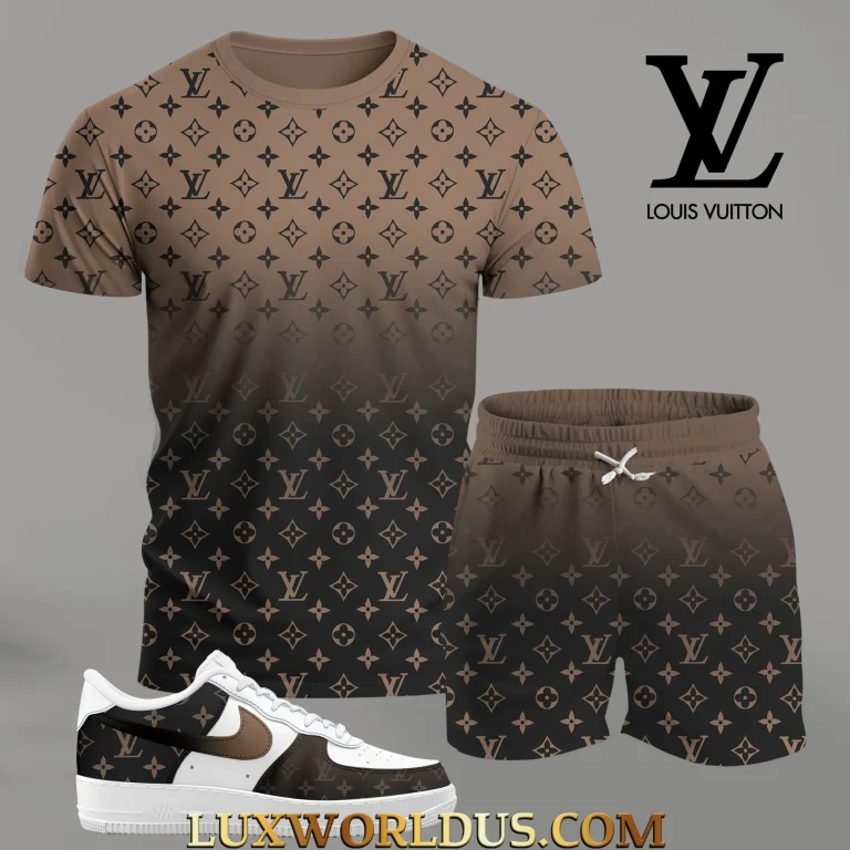 LOUIS VUITTON T-Shirt & Short Match AF1 Sneaker LUX-TX+STK+F40-02FN2WW2T