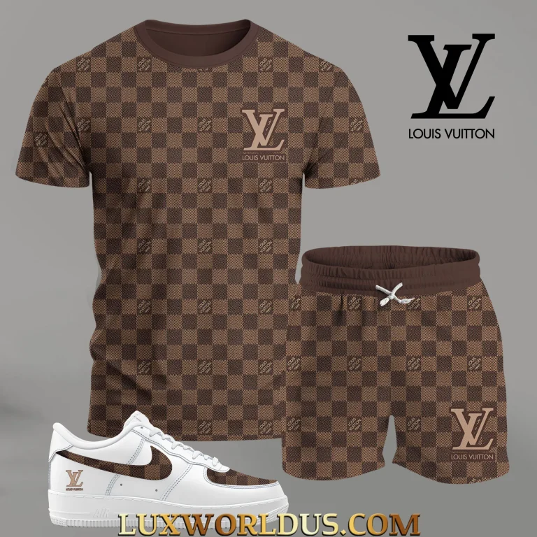 LOUIS VUITTON T-Shirt & Short Match AF1 Sneaker LUX-TX+STK+F40-0D3LK70FD