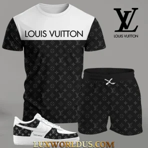 LOUIS VUITTON T-Shirt & Short Match AF1 Sneaker LUX-TX+STK+F40-0UVHMWWRD