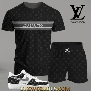 LOUIS VUITTON T-Shirt & Short Match AF1 Sneaker LUX-TX+STK+F40-0QTW0EQRB
