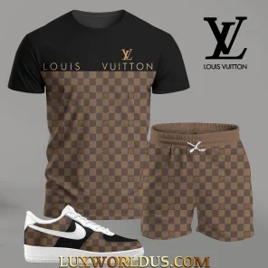 LOUIS VUITTON T-Shirt & Short Match AF1 Sneaker LUX-TX+STK+F40-0IJYMJ9JS