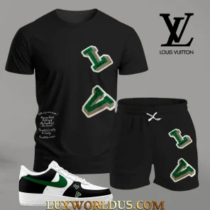 LOUIS VUITTON T-Shirt & Short Match AF1 Sneaker LUX-TX+STK+F40-0T3BVNNMQ