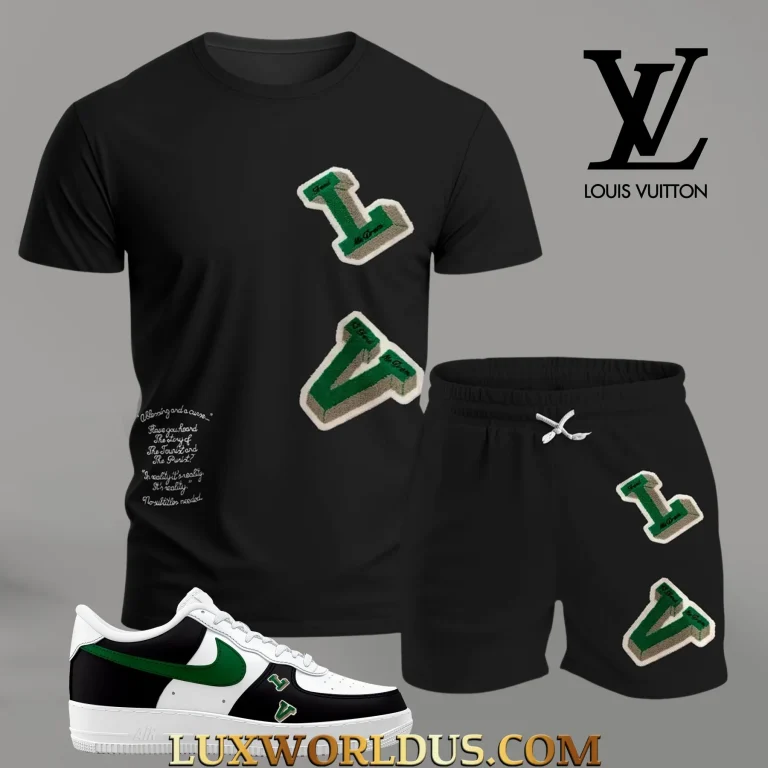 LOUIS VUITTON T-Shirt & Short Match AF1 Sneaker LUX-TX+STK+F40-0T3BVNNMQ