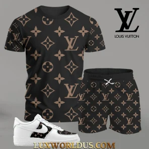 LOUIS VUITTON T-Shirt & Short Match AF1 Sneaker LUX-TX+STK+F40-0D8AXR6QA