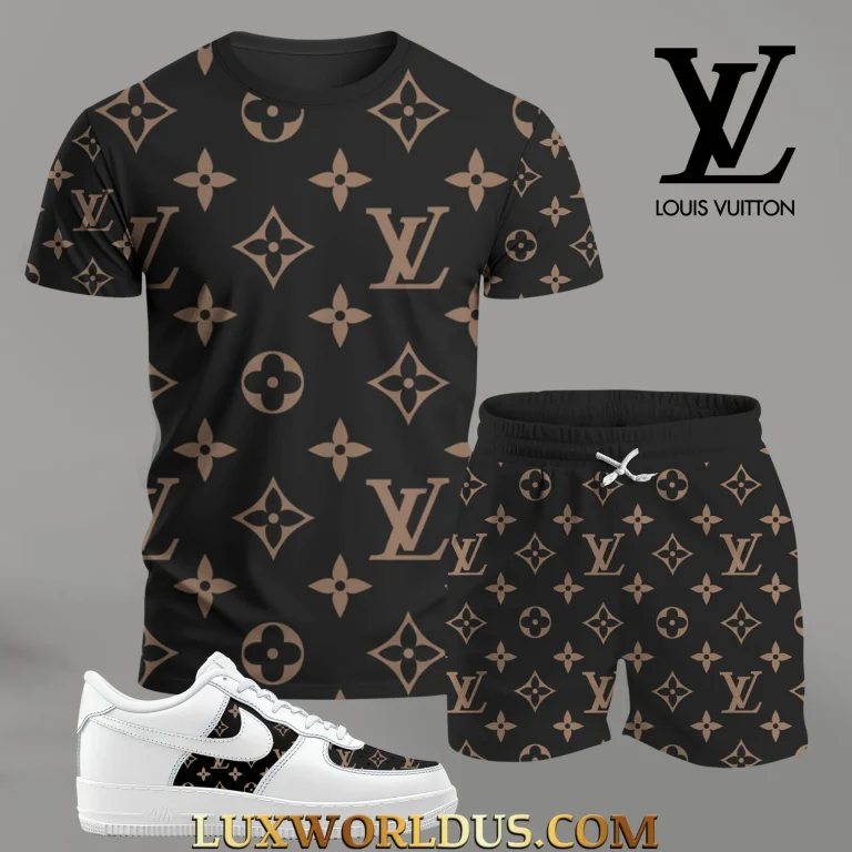LOUIS VUITTON T-Shirt & Short Match AF1 Sneaker LUX-TX+STK+F40-0D8AXR6QA