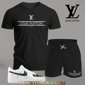 LOUIS VUITTON T-Shirt & Short Match AF1 Sneaker LUX-TX+STK+F40-0HYTI0HFN