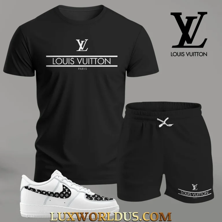 LOUIS VUITTON T-Shirt & Short Match AF1 Sneaker LUX-TX+STK+F40-0HYTI0HFN