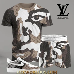 LOUIS VUITTON T-Shirt & Short Match AF1 Sneaker LUX-TX+STK+F40-0M7TIUYBI