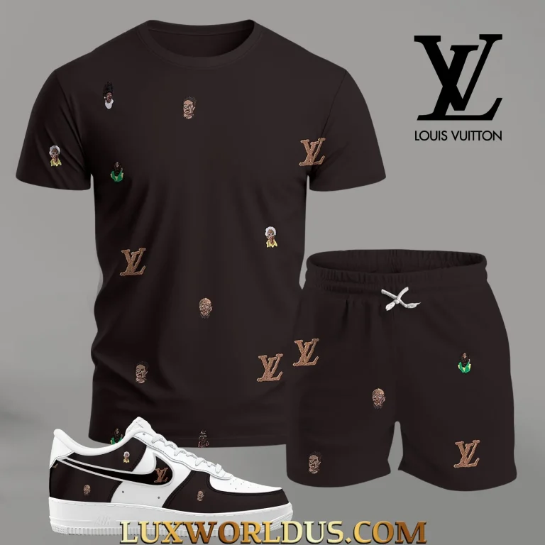 LOUIS VUITTON T-Shirt & Short Match AF1 Sneaker LUX-TX+STK+F40-0FA9JPJQA