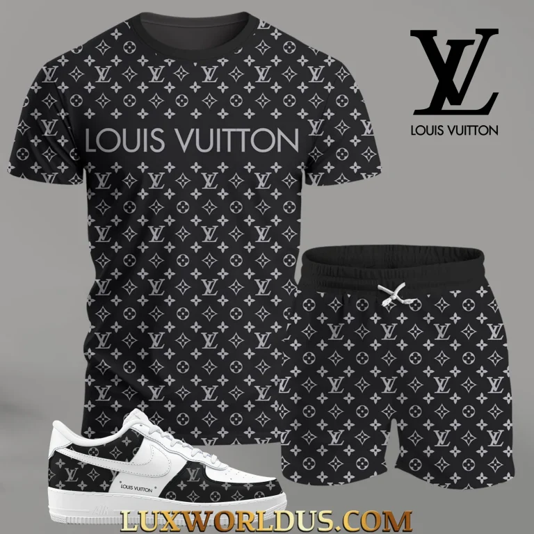 LOUIS VUITTON T-Shirt & Short Match AF1 Sneaker LUX-TX+STK+F40-0DE2LKY6Z