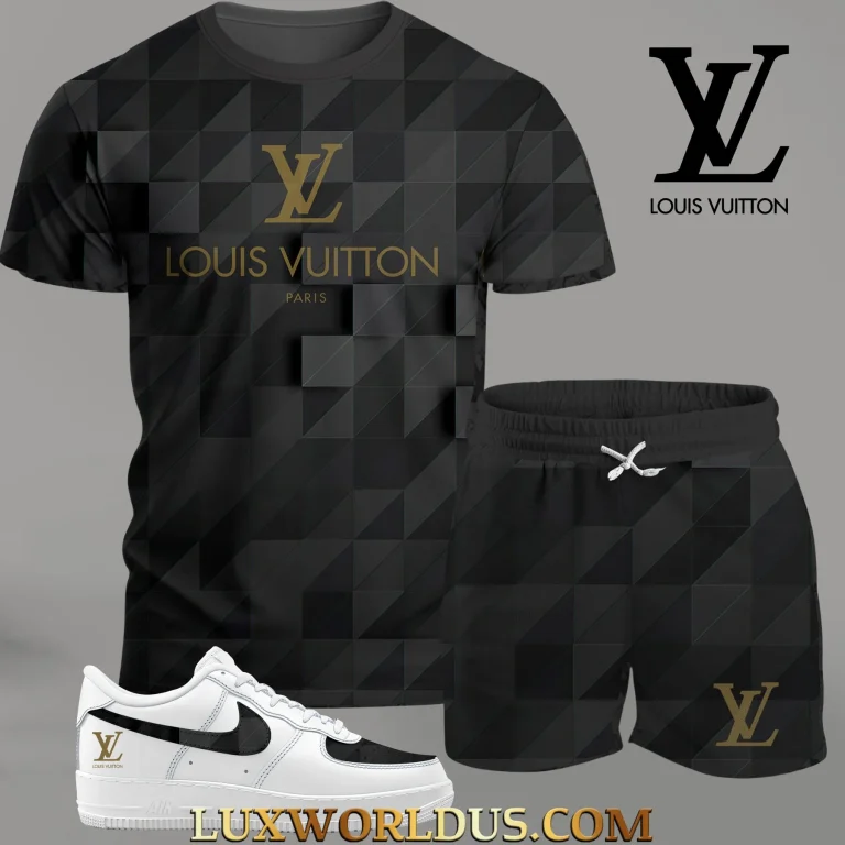 LOUIS VUITTON T-Shirt & Short Match AF1 Sneaker LUX-TX+STK+F40-0LM4DT3GJ