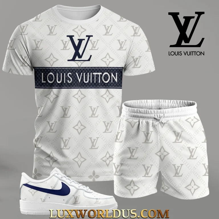 LOUIS VUITTON T-Shirt & Short Match AF1 Sneaker LUX-TX+STK+F40-0APAY3EYK
