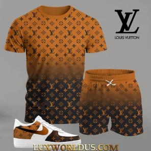LOUIS VUITTON T-Shirt & Short Match AF1 Sneaker LUX-TX+STK+F40-0MKAOX9T7