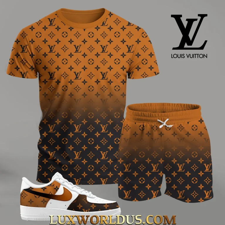 LOUIS VUITTON T-Shirt & Short Match AF1 Sneaker LUX-TX+STK+F40-0MKAOX9T7