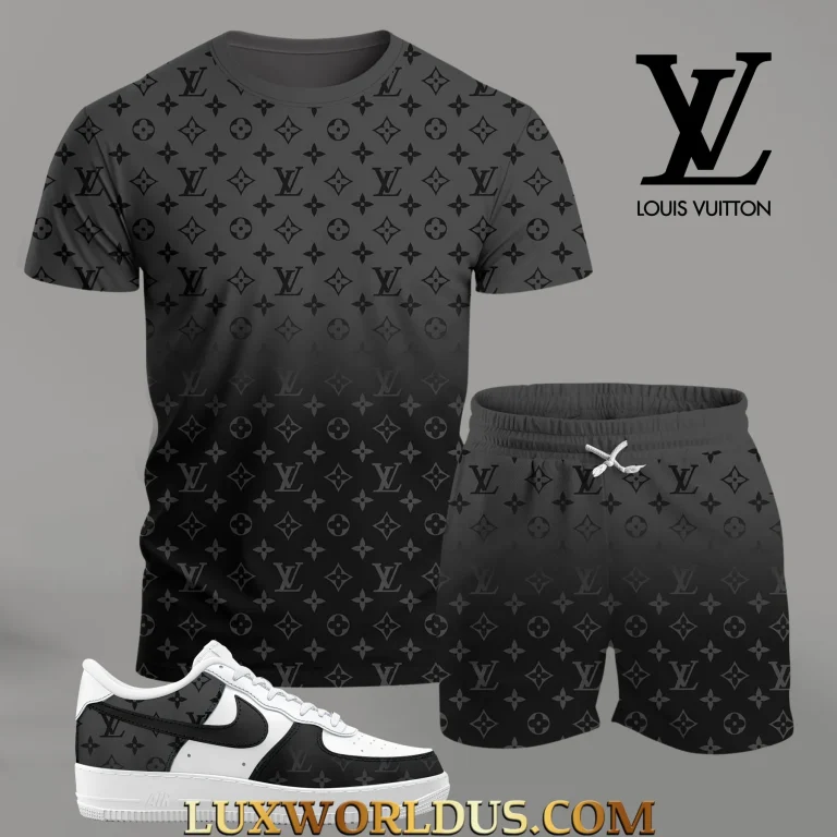 LOUIS VUITTON T-Shirt & Short Match AF1 Sneaker LUX-TX+STK+F40-0VDT8MTFN