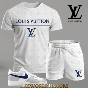 LOUIS VUITTON T-Shirt & Short Match AF1 Sneaker LUX-TX+STK+F40-0PBK5GEVR