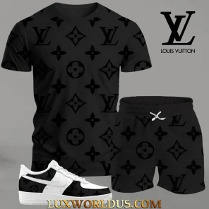 LOUIS VUITTON T-Shirt & Short Match AF1 Sneaker LUX-TX+STK+F40-0SC87QYMD